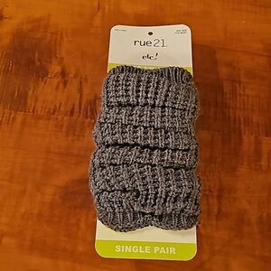 Rue 21 Leg Warmers: Over the Knee New In Package  Grey